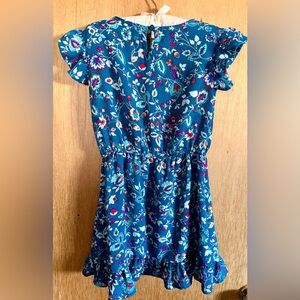 Wonder Nation Blue Floral Kids Dress